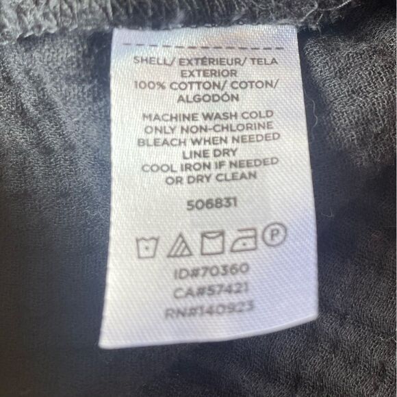 Loft Lounge Button Up Thermal Cardigan Sweater With Front Tie Womens Size Medium - Picture 7 of 9